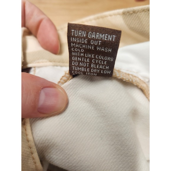 J. McLaughlin Baxter Camo Zipper Leg Pants Women's Size 14 Beige Sand L251 Moto - Picture 12 of 12